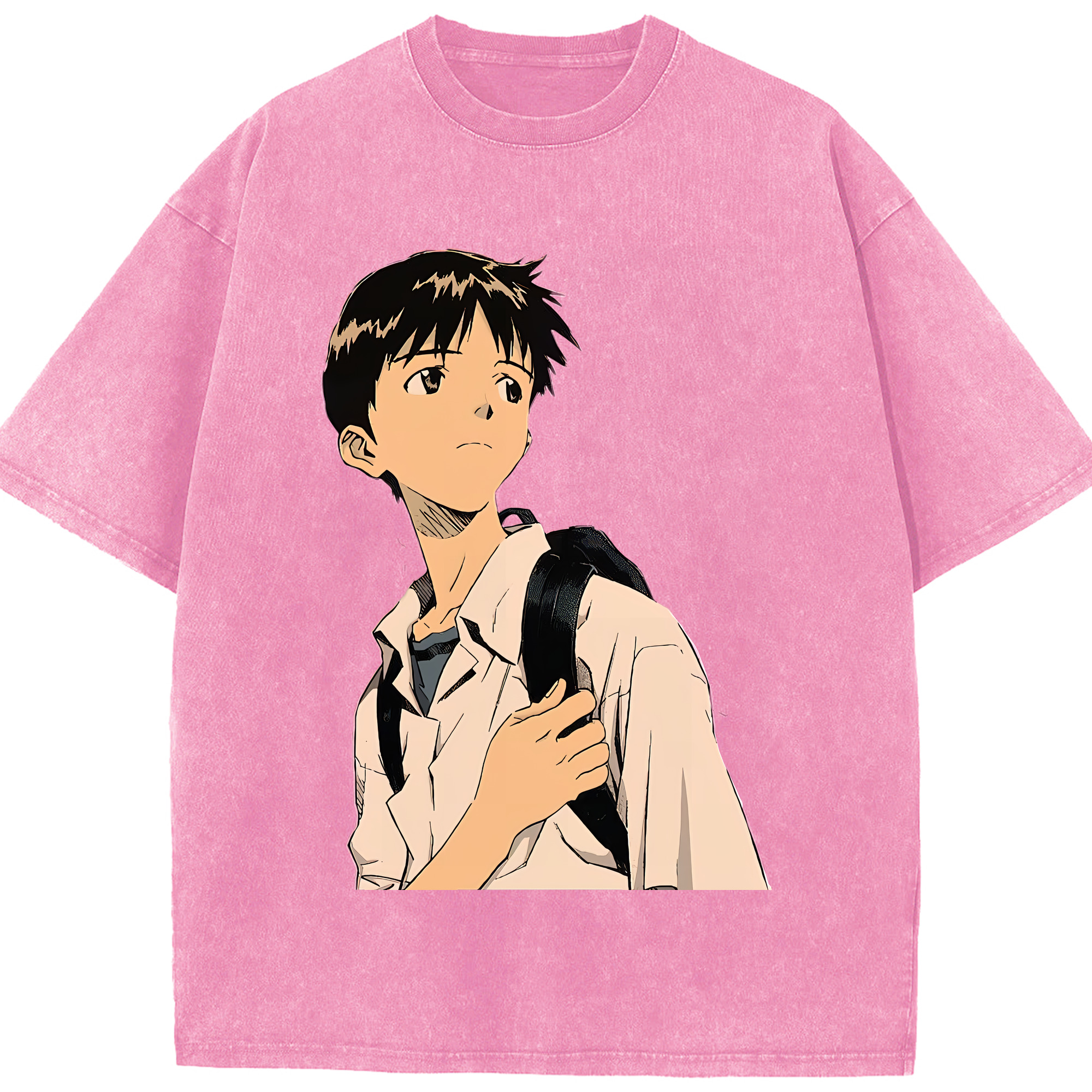 （画像用） EVA 新世紀エヴァンゲリオン 綿100% ヴィンテージ風 半袖Tシャツ（フロントプリント）